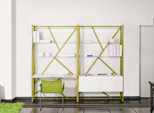 Skriňa-zelená-biela-spletaná-polica