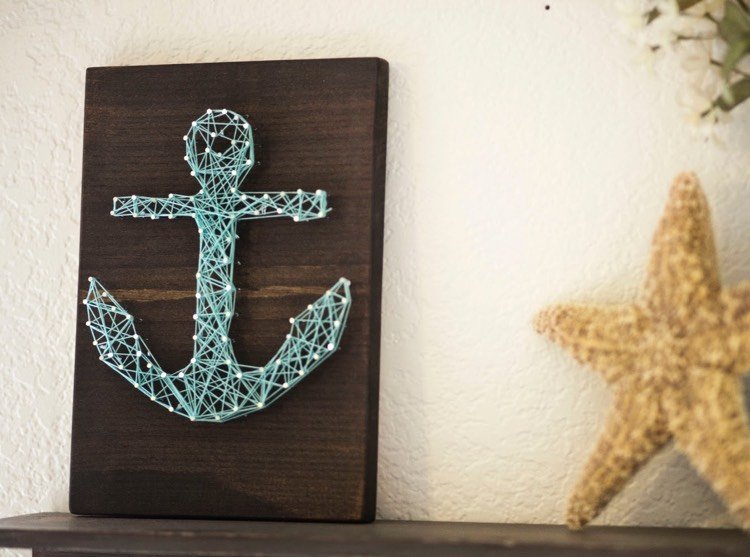 nite-obrázky-klince-kotvy-drevo-leto-dekorácia-vyrobte si sami