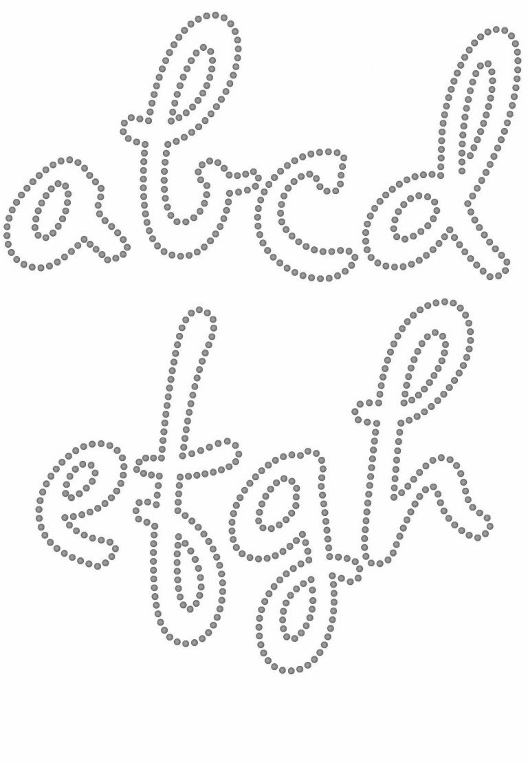 šablóny písmen obrázky na nechty a až h