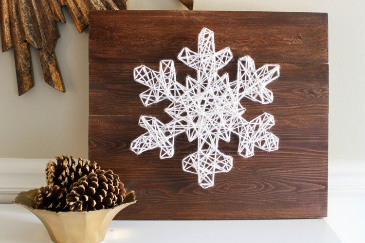 nite-obrázky-nechty-snehová vločka-urob si sám-na drevo