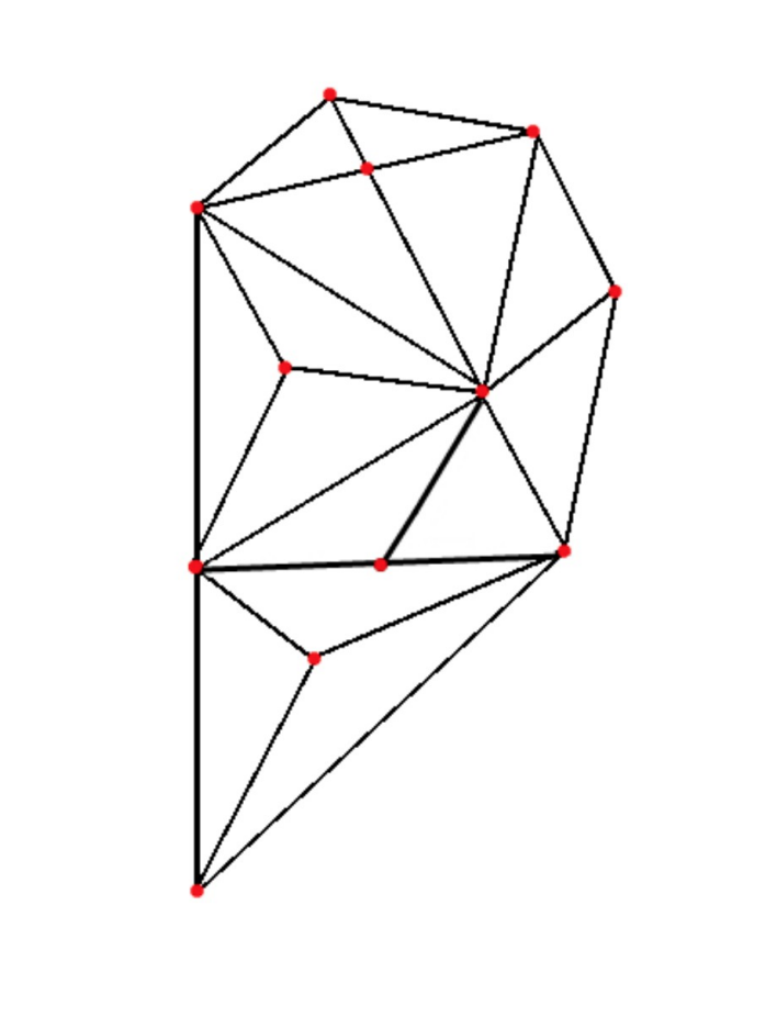 šablóna srdca pre geometrické obrázky nití na vytlačenie