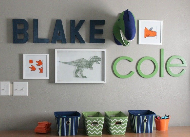 nite obrázky motívy deti detská izba dekorácia steny dinosaury