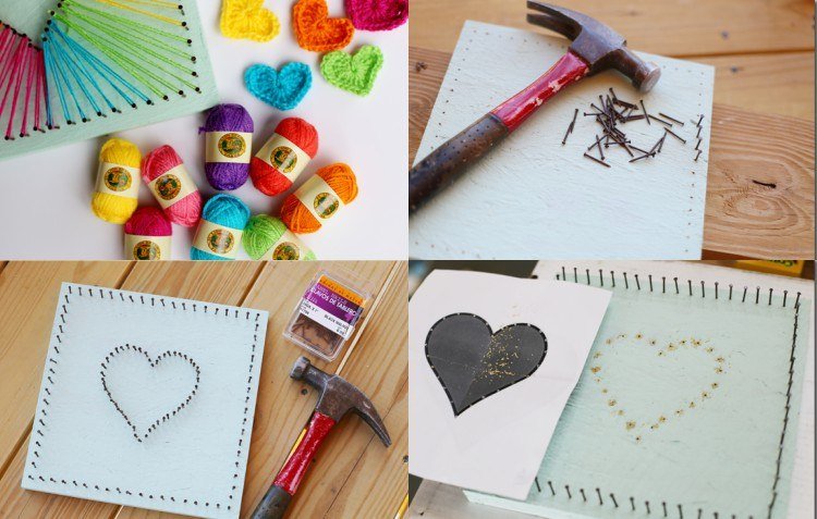 nite obrázky motívy deti návod srdiečko