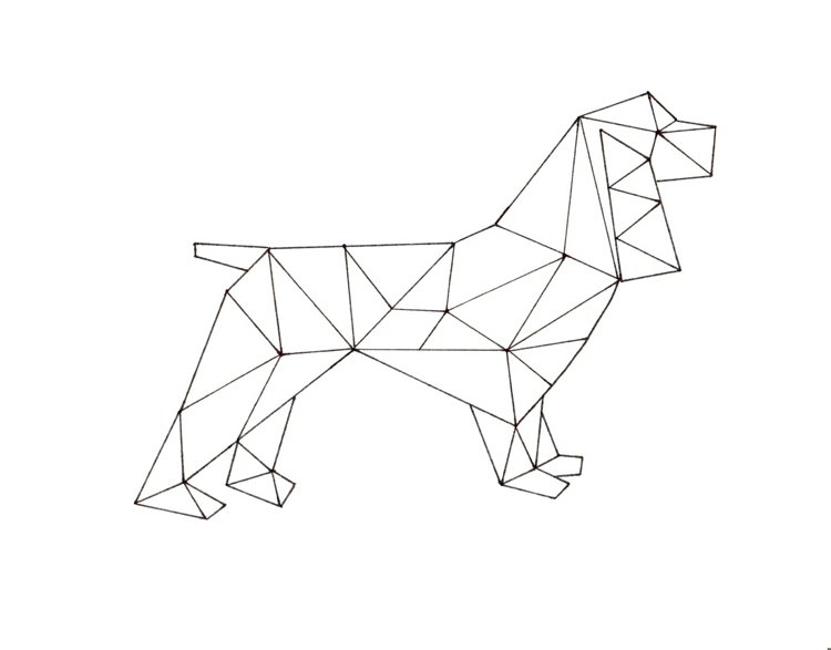 vlákno obrázky motívy deti predloha pes geometrický