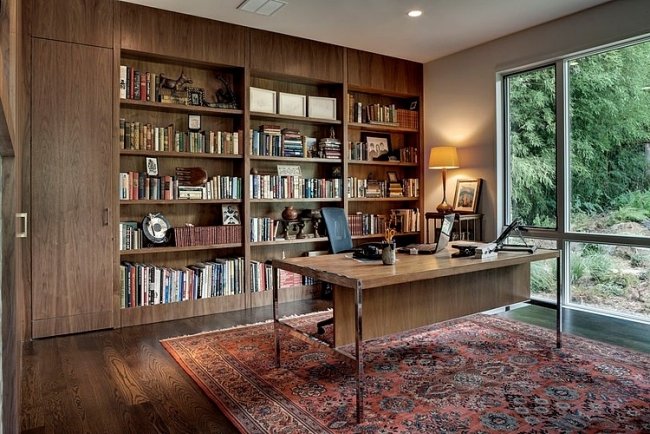 Skriňa na dizajn knižnice motívy koberca Tibetská sklenená stena na stôl