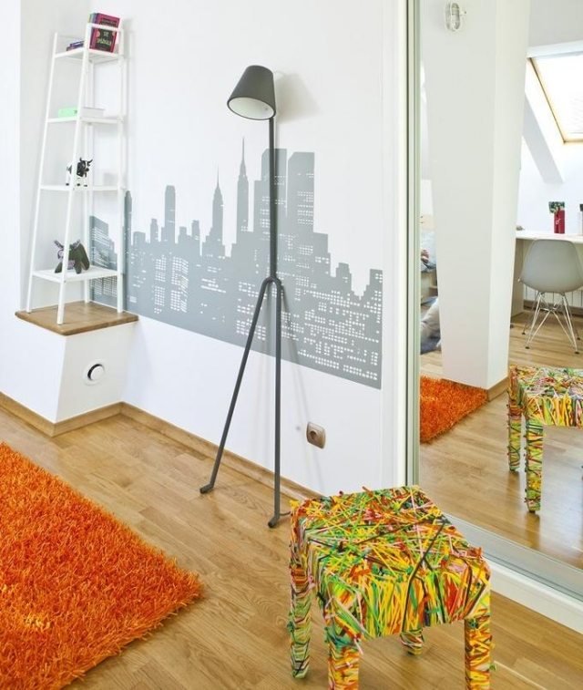 wall-design-nursery-wall-mother-grey-city-skyline