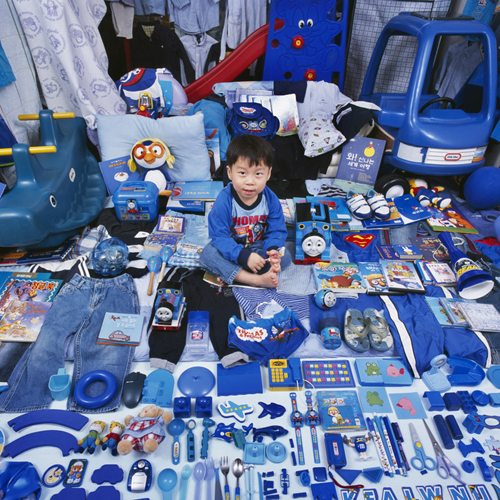 Modré chlapčenské nápady pre batoľa do miestnosti