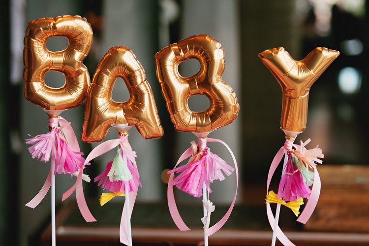 dekorácia balónika detská sprcha kutilky