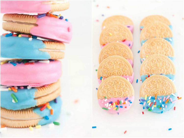 oreo sušienky zdobenie posypeme detskú sprchu