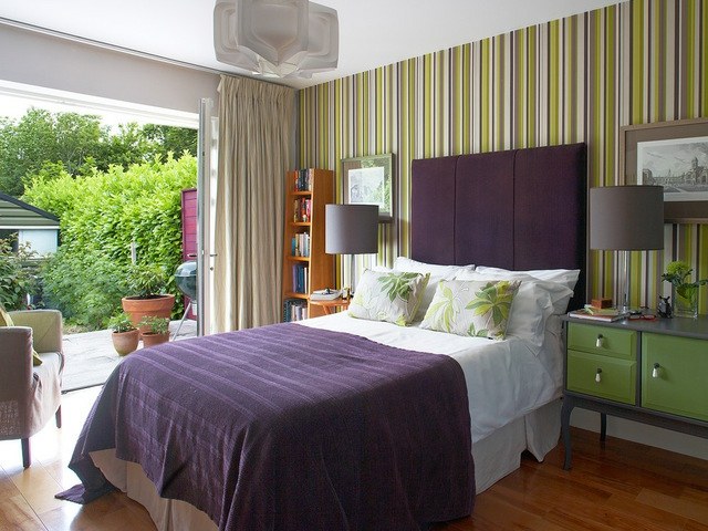 Tapeta farebný dizajn vzor nápady spálne