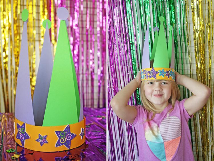 Klobúk karnevalového drotára zo stavebného papiera si urobte sami návod