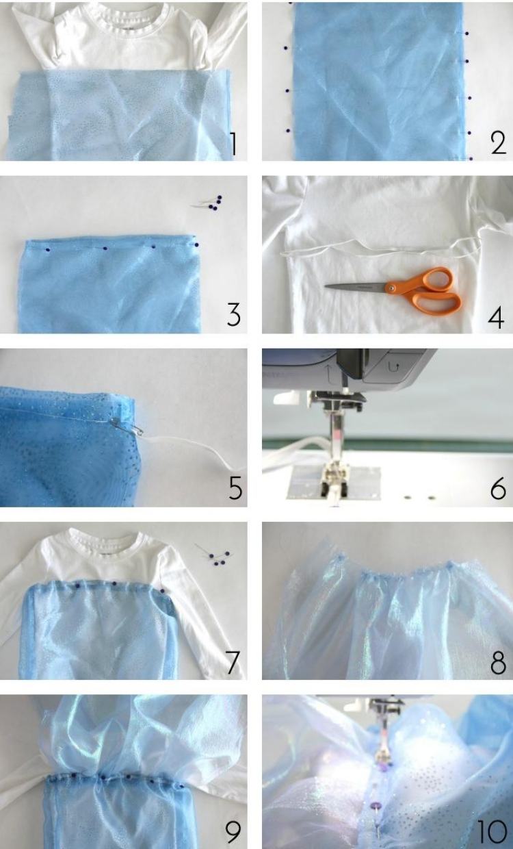 karnevalové kostýmy-deti-vyrobte si-ľadovú kráľovnú-elsa-šaty-návod na šitie-látka-top