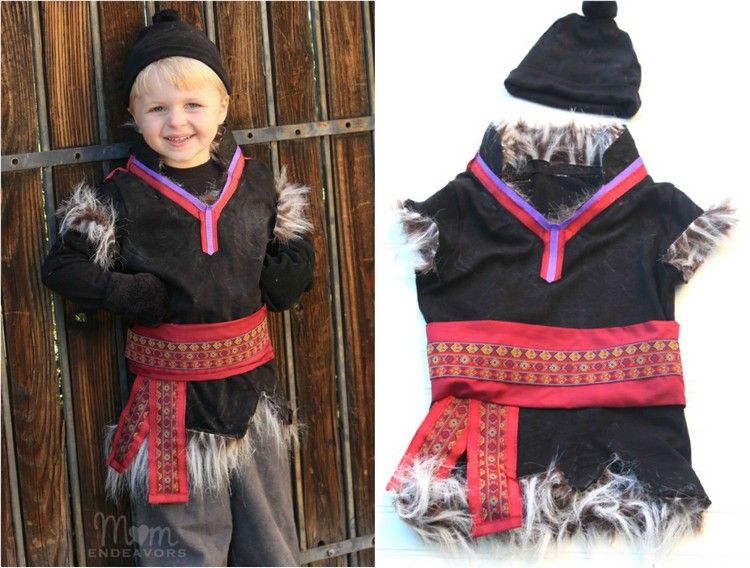 karnevalové kostýmy-urob si sám-deti-ľadová kráľovná-kristoff
