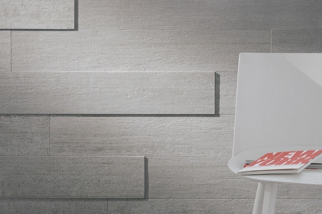 porcelánová kamenina dlaždice stena 3d kameň vzhľad svetlo šedá