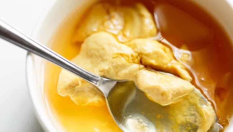 jahňací šalát recept dressing horčičný med