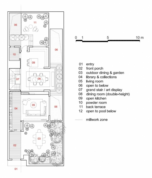 moderný dom budova náčrt pôdorys skica modernej stavby domu