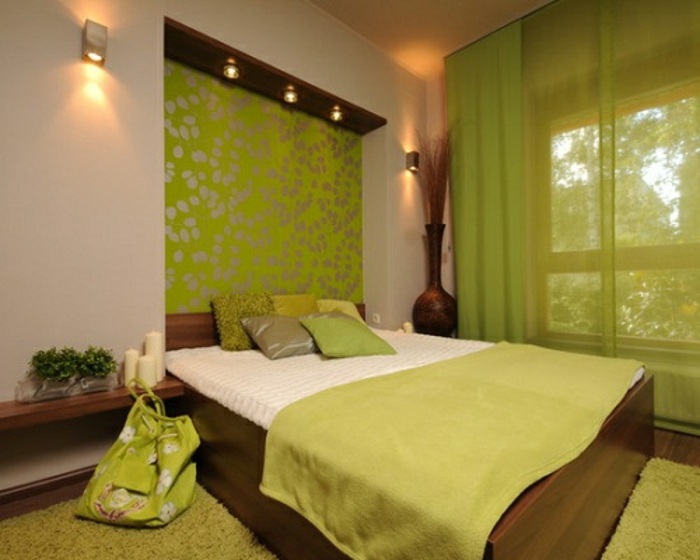 V spálni nechajte kúpeľňu zatvorenú Tapeta a textil v spálni