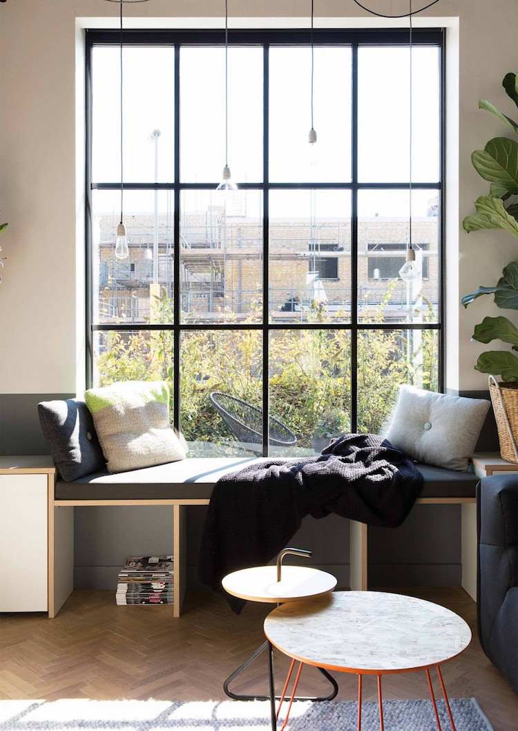 Lampy na sedenie-moderné-žiarovky-sedačky-v industriálnom štýle