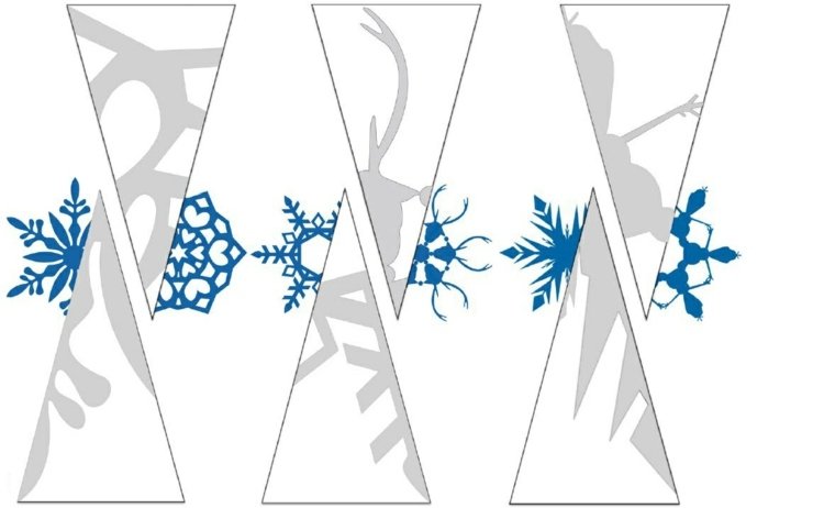 Mrazené motívy ako snehové vločky - dokonalé okenné obrázky na Vianoce do detskej izby