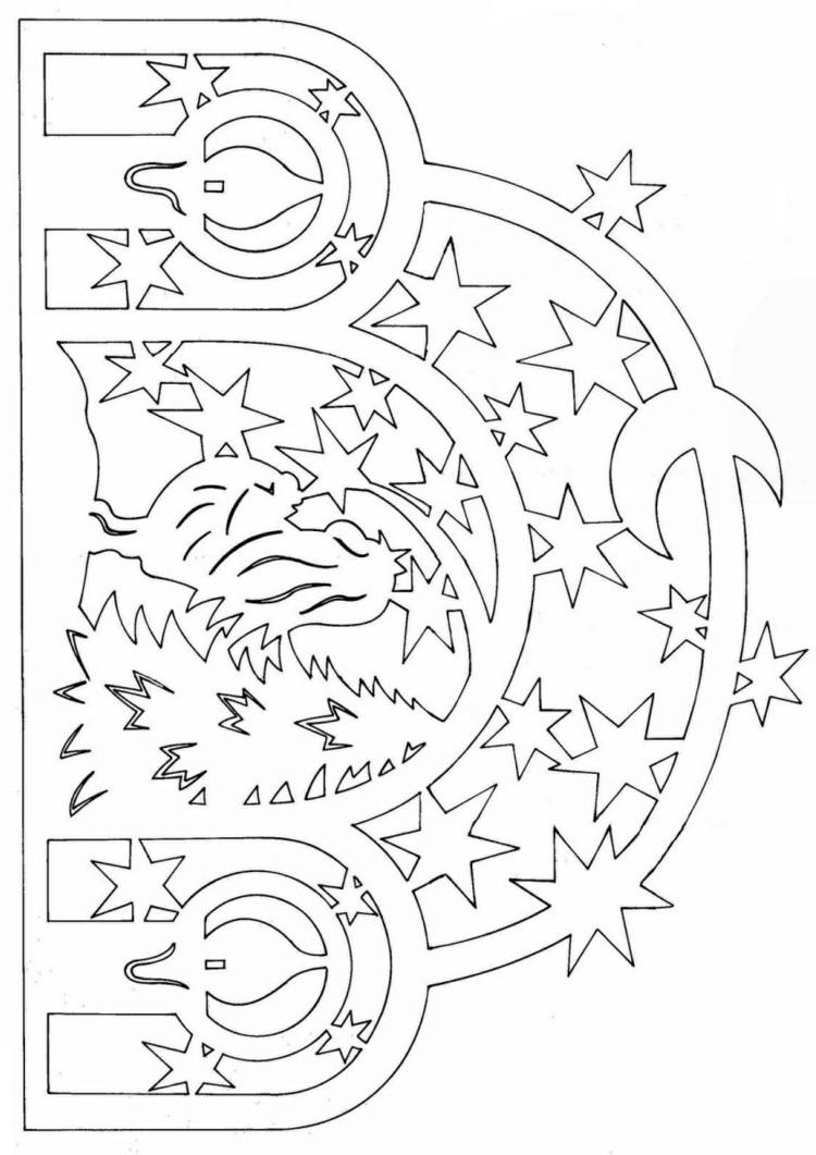 Vianočný luk so sviečkami, mesiacom, hviezdičkami a jedľou