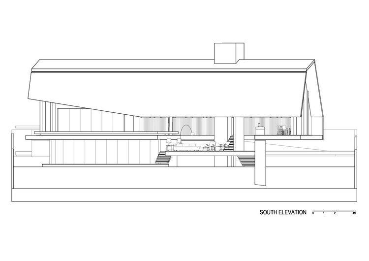 prázdninový dom z dreva les perfektné útočisko víkendový dom drevený obklad sklenená fasáda pôdorys južná strana