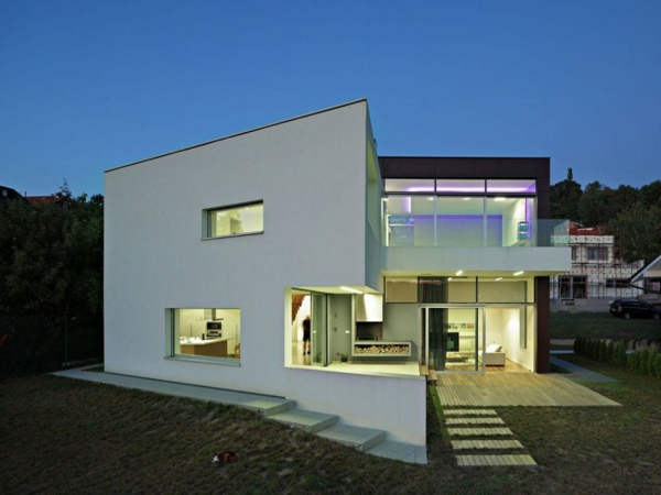 Fasádne osvetlenie domu moderný dizajn nábytku Fasádne osvetlenie - nápady na moderný nábytok