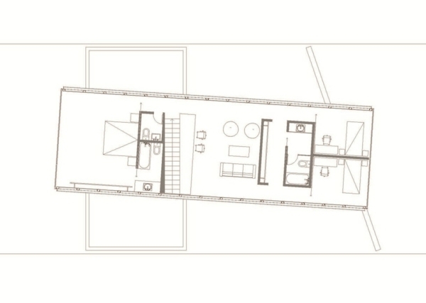 moderný plán montovaného domu