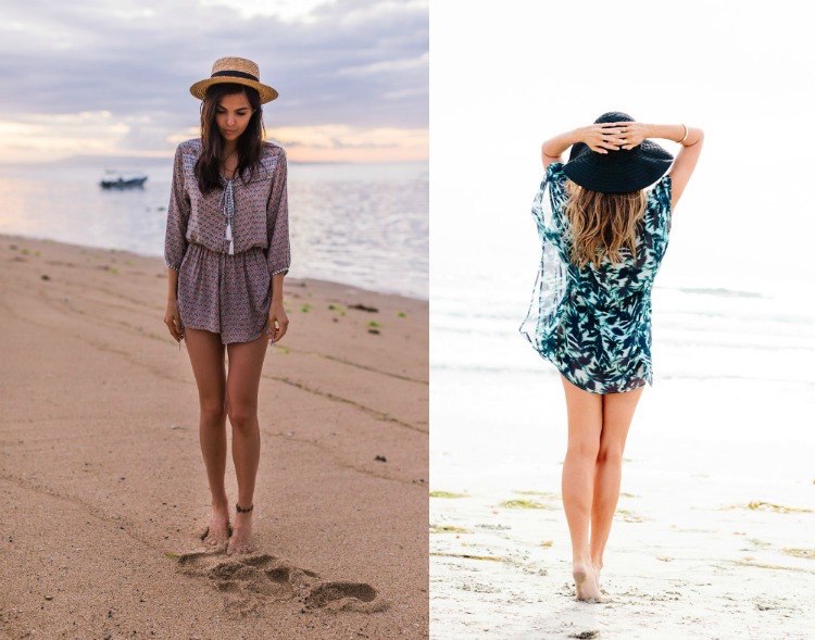 vzdušné oblečenie na pláž - kombinéza alebo kimino festival-look-móda-kimono-celkovo-splývavá látka