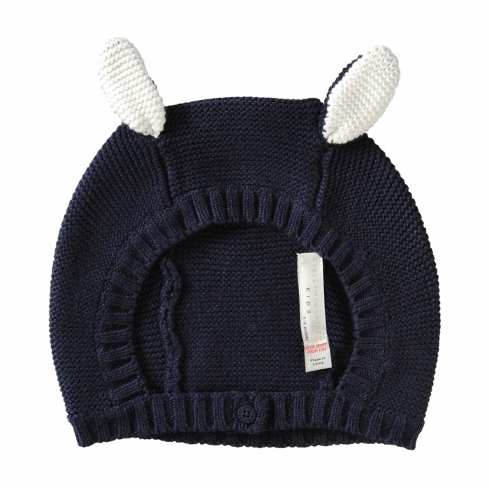 Klobúk s králičími ušami udrží dieťa v teple Klobúk králičie uši nápady roztomilé detské šaty Stella McCartney