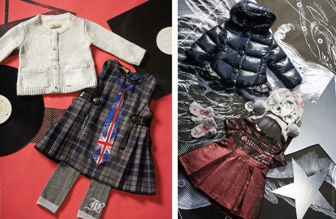 Galliano zimná móda - výstredná a farebná Oblečenie pre chlapca, dievča, vianoce, john galliano