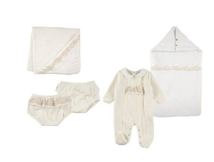 Biele pyžamo od La Perla Detské oblečenie online zavinovačka La Perla