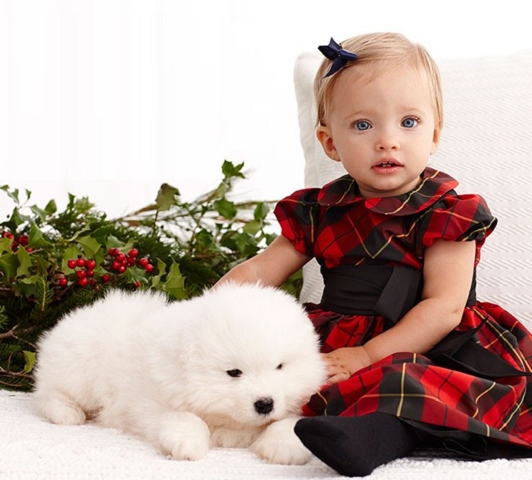 Slávnostná detská móda - krásne šaty pre malé dievčatká / do 2 rokov / slávnostné detské módne batoľa dievčatá kostkované šaty