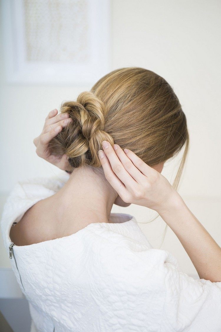 updo účes inštrukcie drdol silvestrovský účes