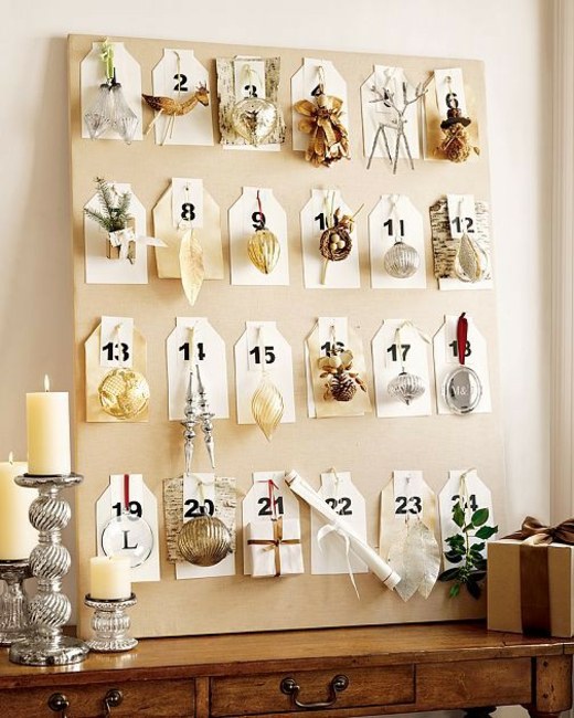 DIY symboly adventného kalendára Symboly adventného kalendára urobte si sám