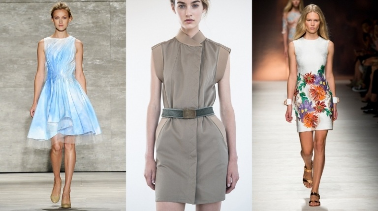 jednoduchý strih s detailmi - tesný pás, kvety, opasok slávnostné šaty -jaro-leto-pastelové-khaki-modré-kvety