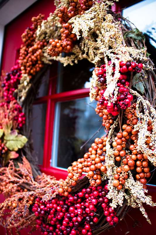 bobule-jesenný veniec-urob si sám