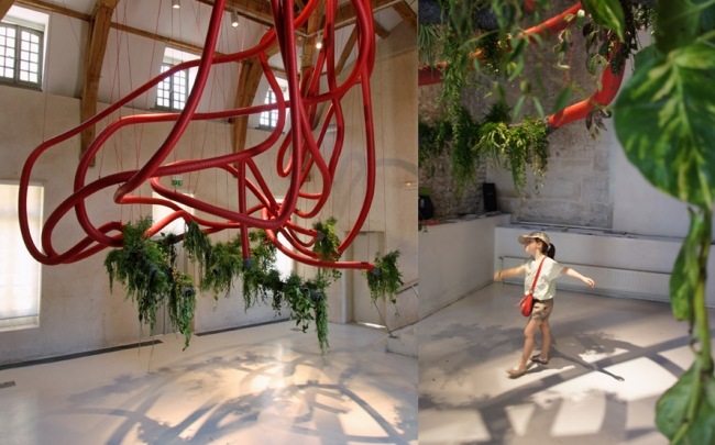 umelecké inštalácie alexis tricoire chapadlové predĺženia umelecké inštalácie rastliny alexis tricoire chapadlové predĺženia