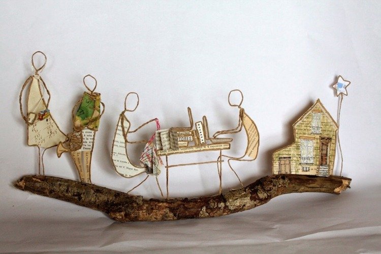 Z papierového drôtu je možné vytvoriť najrozmanitejšie figúrky a motívy