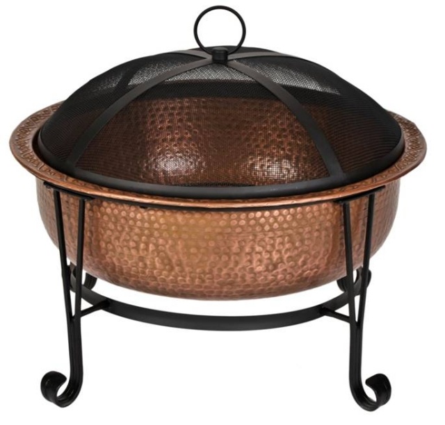 miska na oheň vyrobená z medených dizajnových nápadov originálna útulná Ohnisko do záhradnej ohniska vyrobené z medi
