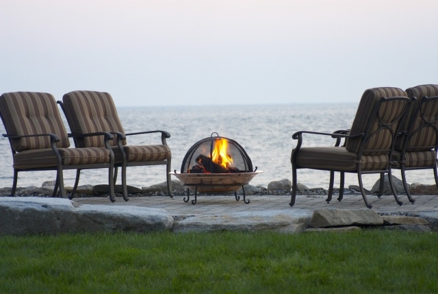 Ohnisko pre záhradu medený čerstvý vzduch Krb pre záhradu medené more pohodlie čerstvé