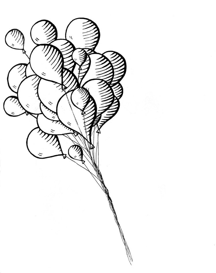 odtlačok prsta-strom-šablóna-balóny-farba-nápis-urob si sám
