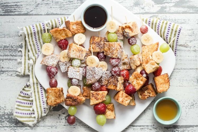 Raňajkujte si sami na paličke alebo špajdle - recepty a nápady