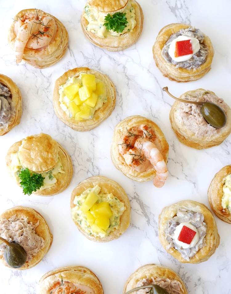 finger food-quick-party-jednohubky-lístkové cesto-plnenie