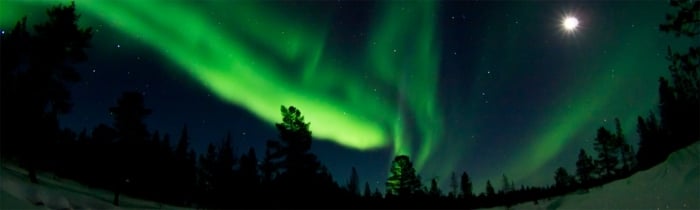 Polárnu žiaru môžete sledovať na dovolenke vo Fínsku fínsko iso syöte hotel polárne ľahké dovolenkové safari