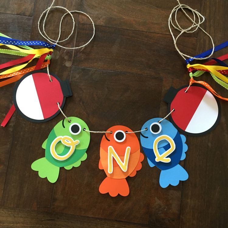 dekorácia veniec ryby motív deti party nápady pre domácich majstrov