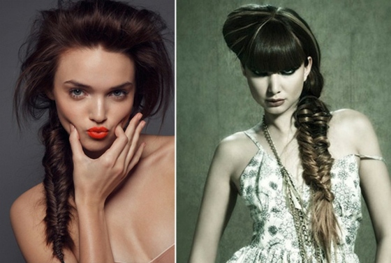 Stylingový tip - vrkoč z rybej kosti