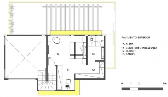 Architektonický dom Cobogo brasilien ney lima pôdorysy poschodové