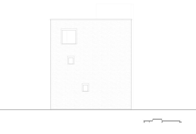 vila s plochou strechou bočný výhľad na východ