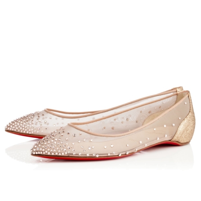 Zlaté papuče zdobené drobnými drahými kameňmi christian-louboutin-strasse-fashion-leto