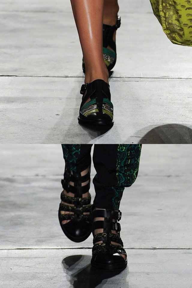 Rímske sandále s orientálnym vzhľadom dámske topánky kenneth-cole-flat